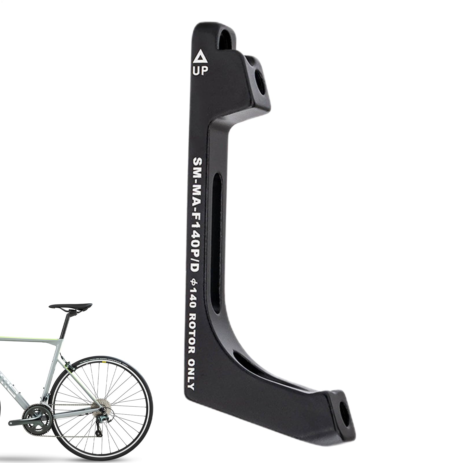 Amazon | フラットマウントディスクブレーキアダプター - アルミニウム